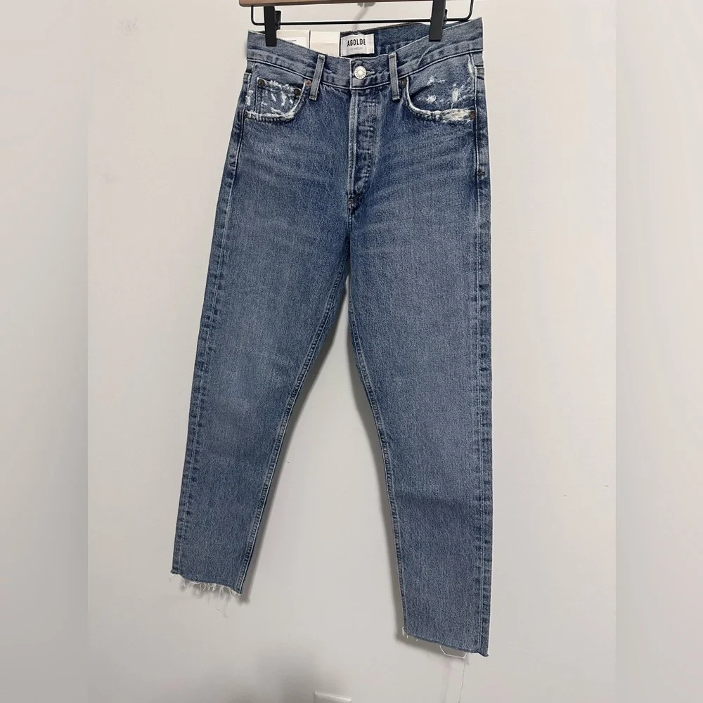Agolde Jamie High Rise Classic Jeans in Livestream Tapered